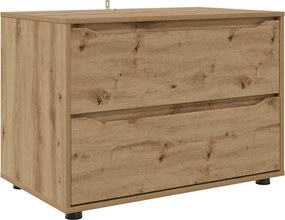 vidaXL Tárolószekrény Artisan tölgy 80 x 48 x 57 cm Faanyag