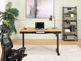 PC asztal Osto 140 (fekete tölgy + fekete). 1109839