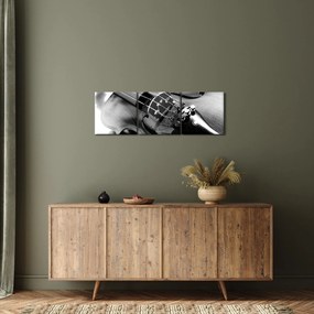 Kép - Hegedű (órával) (90x30 cm)