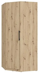 Sarok gardróbszekrény MARO 94x213 cm artisan tölgy