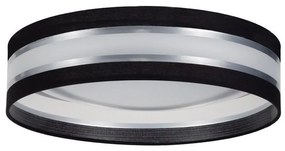 LED Dimmelhető mennyezeti lámpa SMART CORAL LED/24W/230V fekete/szürke + távirányító