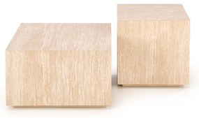 Palmer dohányzóasztal - négyzet, bézs