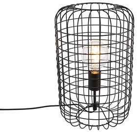 Ipari asztali lámpa, fekete, 40 cm - Bliss Vefa
