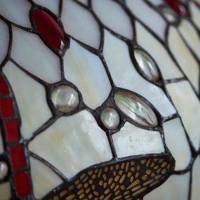 Endon 64085 - Tiffany DRAGONFLY asztali lámpa 2xE27/60W/230V Ø 41 cm