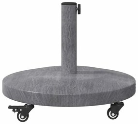 Kültéri Napernyő Tartók Sötét fa 48 x 48 x 32.5 cm Acél, Beton