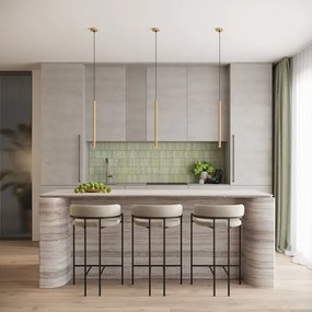 Sollux SL.1339 - Csillár zsinóron ARCHE 1xG9/8W/230V arany