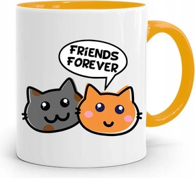 Sárga Bögre Barátoknak Barátok Örökre fényképes nyomtatással