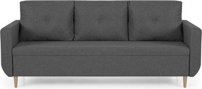 DORIS Háromszemélyes kinyitható kanapé Világosszürke