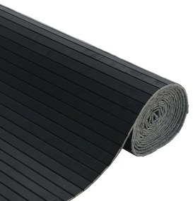 fekete bambusz térelválasztó 165 x 400 cm