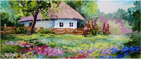 Kép - Vendégház (120x50 cm)