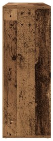 Oldalbordák 2 db Régi fa 60x31x84 cm Mérnöki fa