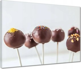 Vászonkép 40x30 Csokoládé nyalókák