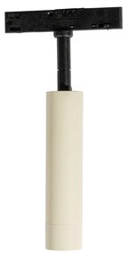 Modern Slimline Uzzy spotlámpa bézs és fekete színben, 1 fázisú sínrendszerhez