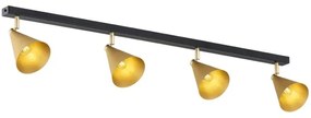 Argon 1807 - Spotlámpa LUCINDA 4xE14/7W/230V arany