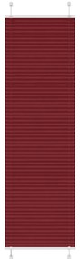 pliszírozott redőny Bordeaux piros 60x200 cm Szövetszélesség