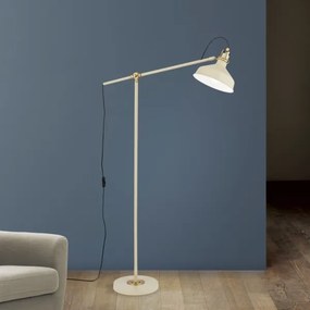 Orion Dimmelhető 12-1192/1 - Állólámpa SCHILLER 1xE27/40W/230V krémes/bronz