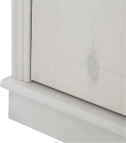 Fehér borovi fenyő könyvespolc 296x223 cm Anita – Støraa