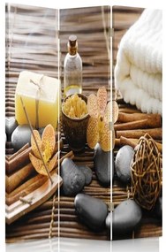 Gario Paraván Spa kiegészítok Méret: 110 x 170 cm, Kivitelezés: Forgó paraván 360°
