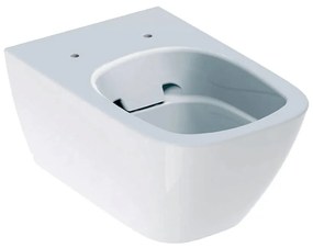GEBERIT Smyle Square WC, mélyöblítésű, fali, perem nélküli, 4.5/6l, 54cm
