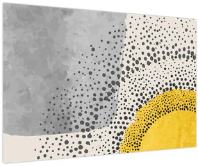 Kép - N⁰3 strand absztrakt festménye (90x60 cm)