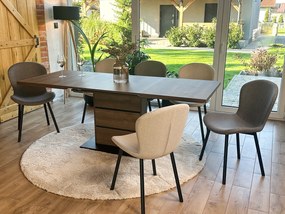 MAZZONI EXPORT FIORA Bézs (Basel 24 szövet) - MODERN LOFT KÁRPITOZOTT SZÉK NAPPALIBA/ÉTKEZŐBE