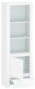 Regál Leona 1D1S (fényes fehér). 1053006