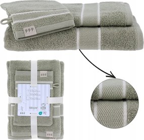 2 Db Törölköző Kesztyű Szett 100% Pamut 50X90 70X130 15X21 Ajándék