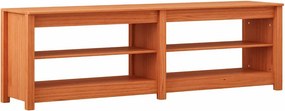 vidaXL Cipőpad polcokkal tárolóval Faggyú barna 160 x 36,5 x 50 cm