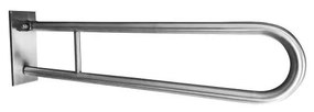 Rozsdamentes acél fogantyú 10x25 cm, ezüst
