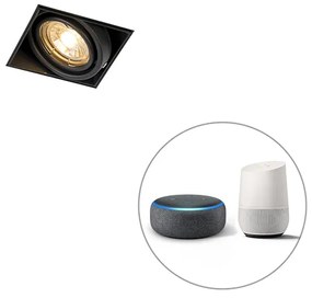 Okos beépített reflektor fekete, WiFi-vel, GU10, Trimless - Oneon 1