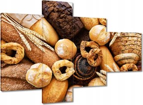 Vászonkép 100x70 Kenyér mix