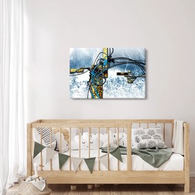 Absztrakt kép (90x60 cm)