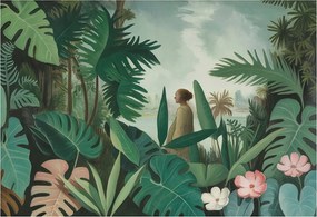Fotótapéta Flizelin Dekoratív Hálószoba Egzotikus dzsungel 152x104