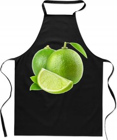 Konyhai kötény nyomott mintás lime