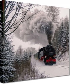 Festmények 20x20 Mozdony