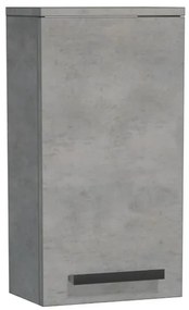 Fürdőszobaszekrény alacsonySAT Cube Way 32,5x63x20 cm beton CUBE3CHH32BE