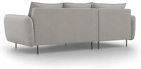 Vienna világosszürke sarokkanapé, bal oldali - Cosmopolitan Design