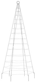 meleg fehér LED karácsonyfa zászlórúdra 200 LED 180 cm