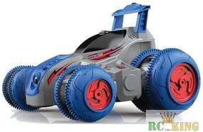 HB Toys Építőszett 1:28 4WD RC 2.4G Turbine Storm Stunt Car Távirányítású Pörgő Forgó Kaszkadőr Autó Építő Szett