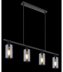 Globo 15465-4H - Csillár zsinóron HADERA 4xE27/60W/230V