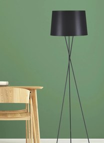 KAJA K-4353 REMI BLACK Fekete Színű Állólámpa 1xE27 15W IP20