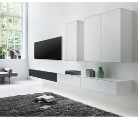 Fekete-fehér TV-állvány és 2 komód készlet Edge by Hammel - Hammel Furniture