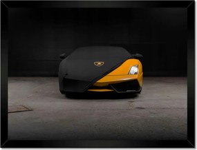 Poszterek keretben 40x30 Narancssárga autó