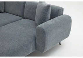 PISA L-alakú sarokgarnitúra, jobb oldali, szürke