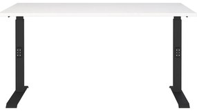 Íróasztal állítható magassággal, fehér asztallappal 80x140 cm Downey – Germania