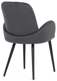 Szürke Bársony Étkezőszék. DCL-X7129 GREY2