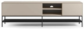 Krémszínű TV-állvány 180x55x35 cm Amira – Marckeric