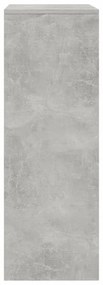6-fiókos betonszürke szerelt fa tálalószekrény 50 x 34 x 96 cm