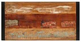 Tömör újrahasznosított fa bárasztal 110x55x110 cm