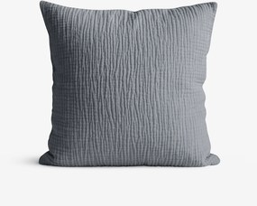 Goldea muszlin párnahuzat - antracit 50 x 70 cm